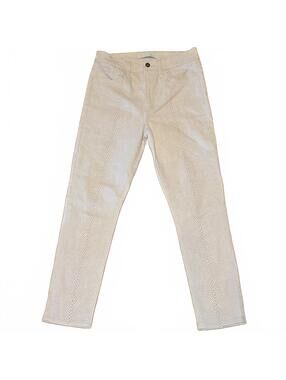 Joe's Jeans White Tan Snakeskin Print Jeans Size 27 US 4